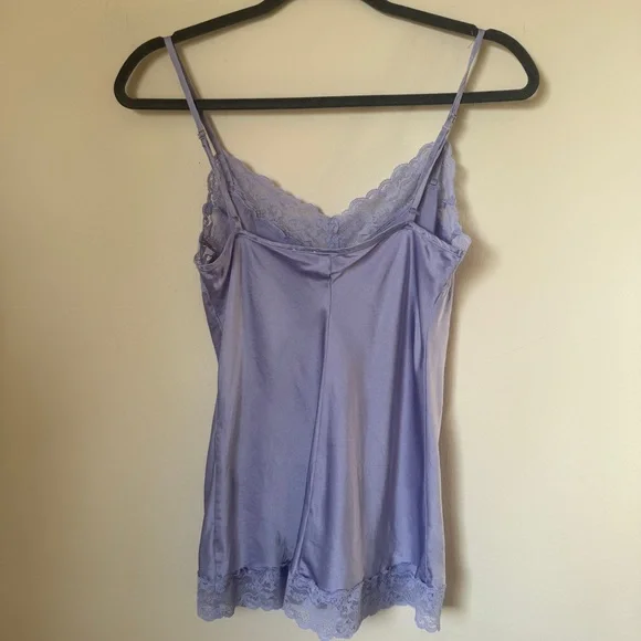 Intimissi Lavender Purple Lace Camisole Tank Top Size Small - Picture 2 of 5